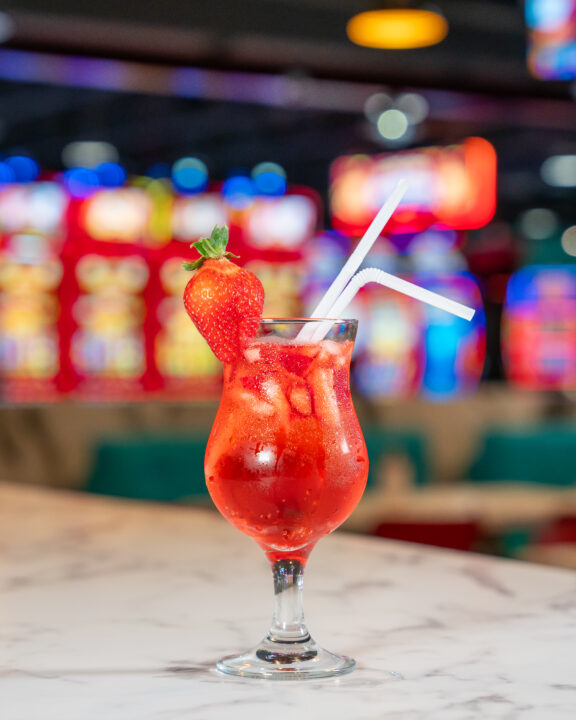 Delightful strawberry punch cocktail at Rkitchen