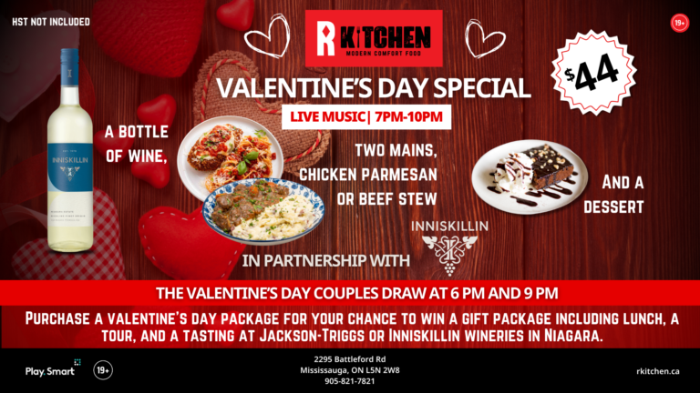 valentines day special at RKitchen Mississauga